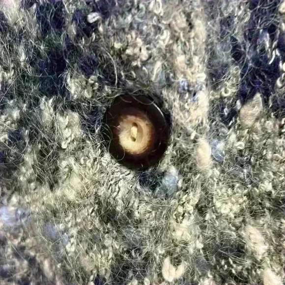 Vintage 1990s paul Harrison wool mohair cardigan, size small oversized - Picture 4 of 8